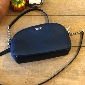 Kate Spade ♠️ Black Crossbody with Gold Chain